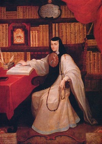 Retrato de Sor Juana Inés de la Cruz, Miguel Cabrera, 1750