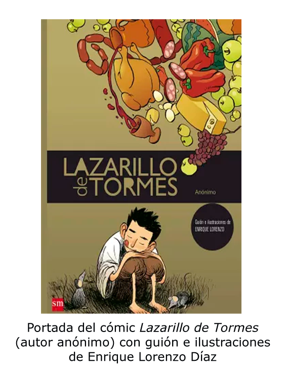 portada del Lazarillo de Tormes en versión cómic