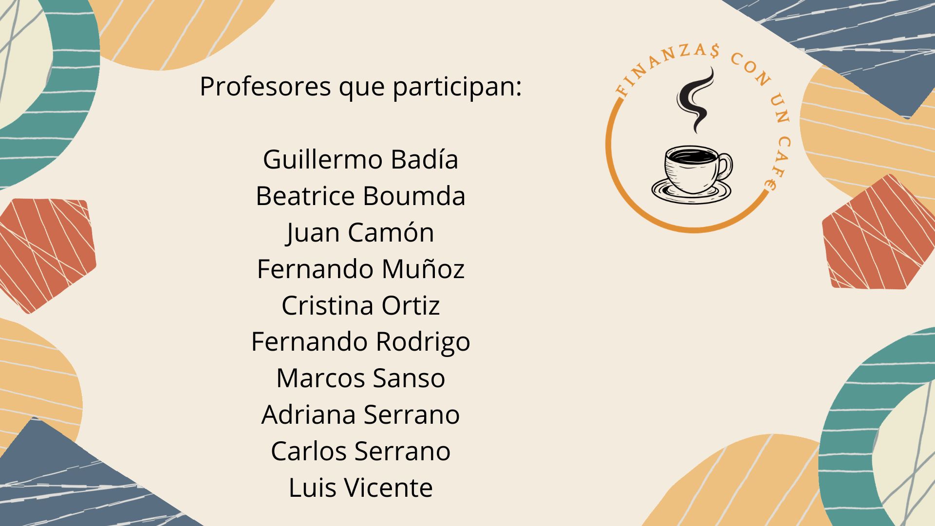 participantes en el proyecto